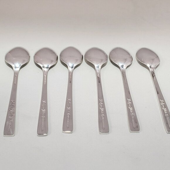 Vintage Tea Spoons Thomas Turner & Co “Pedigree Plate ” Windsor Pattern, England - Picture 8 of 13